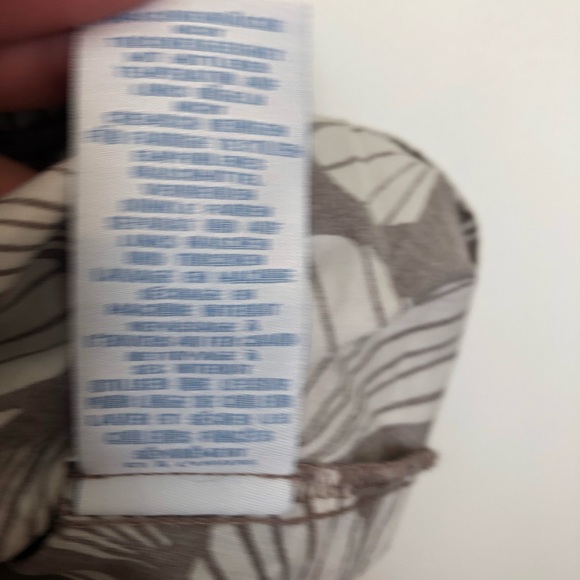 Boden Tank Top Shell Women US6 UK10 Beaded Embellished Collar Floral Taupe Whit - Picture 5 of 8